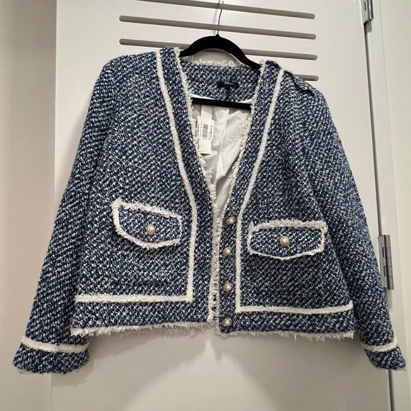 Aqua Tweed Jacket - Picture 2 of 5